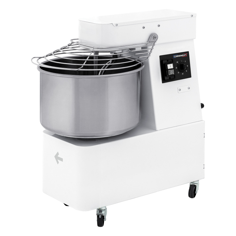 Spiralmixer med fast hoved og skål 8 kg