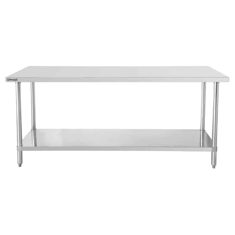 Arbejdsbord rustfrit stål – B1200 x D600 x H850 mm